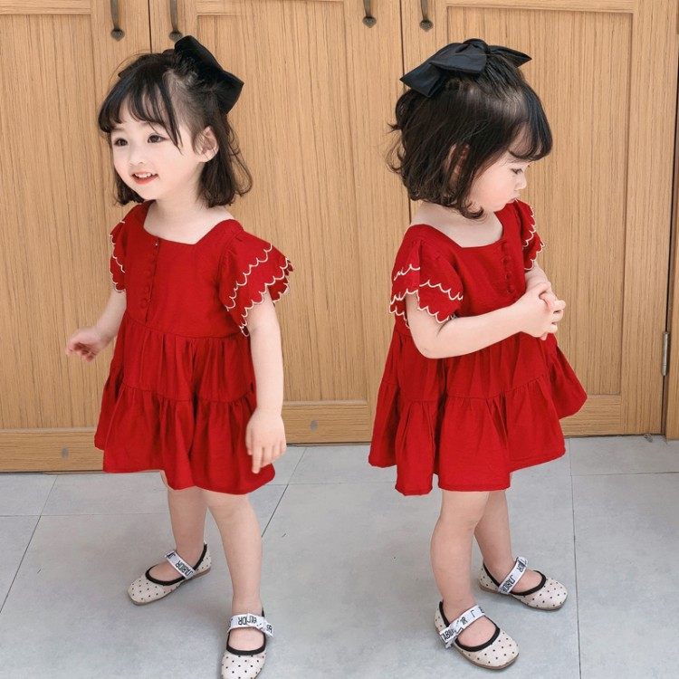 女童2024新款夏装1-5岁女宝宝4韩版连衣裙小童洋气公主裙儿童裙子