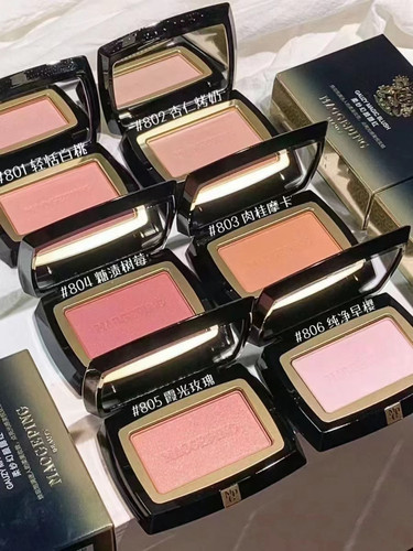 毛戈平柔纱幻颜腮红3.5g腮红盘806/801/802/修容腮蓝塞紫哑光