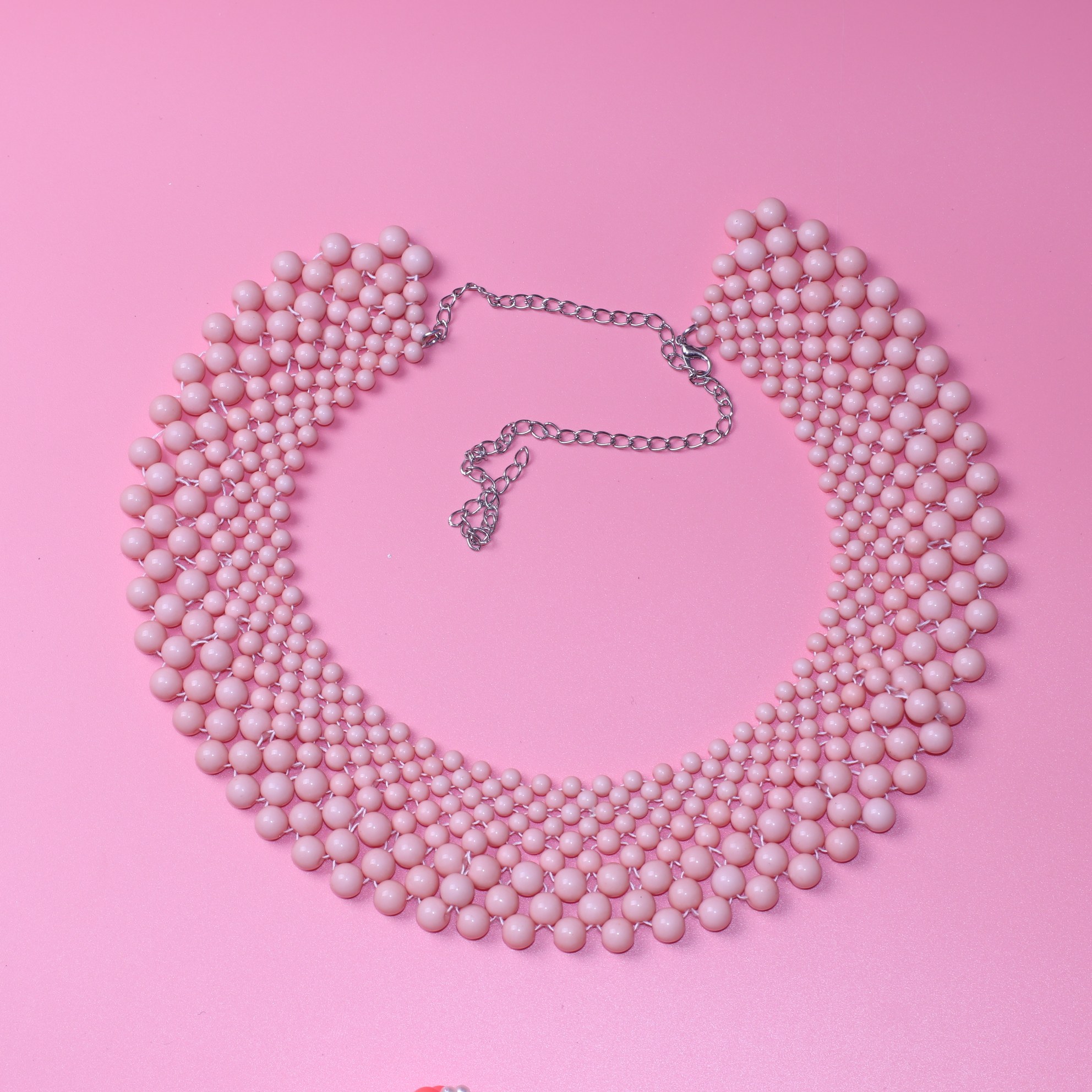 KOREAN FASHION VIVI MAGAZINE MODEL PEARL FAKE COLLAR MULTILAYER PEARL FAKE COLLAR NECKLACE JEWELRY ACCESSORIES B08