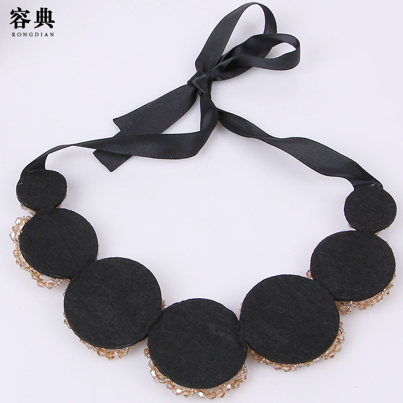 2019 WOMENS CANDY CRYSTAL BEADING FALSE COLLAR SHORT NECKLACE CLAVICLE CHAIN NECKLACE CLOTHING ACCESSORIES