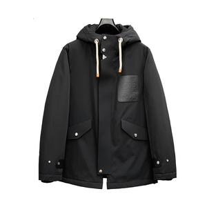 24918P475 25冬季新款 90%白鸭绒微阔连帽冲锋衣羽绒服 控658图片