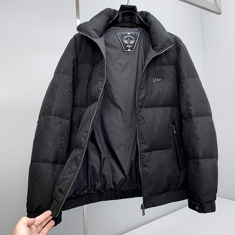 1830P36525冬季新款90%白鸭绒提花立领休闲羽绒服控599,男装羽绒服,钱塘2019