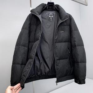 1830P365 25冬季新款 90%白鸭绒提花立领休闲羽绒服 控599图片