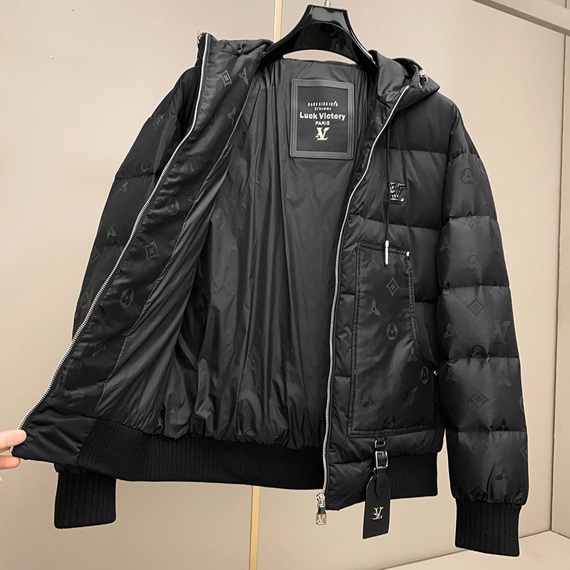 24905P46525冬季新款90%白鸭绒微阔连帽羽绒服控658，男装羽绒服，钱塘2019