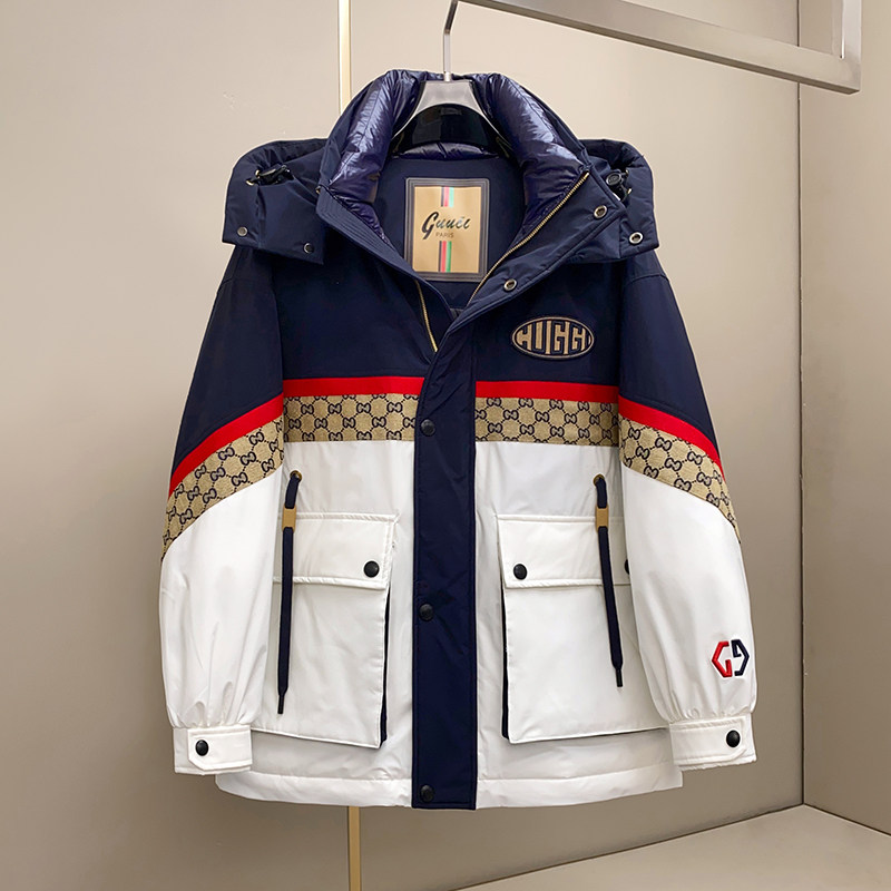 24957P575 24冬季新款90%白鸭绒一手长微阔可脱卸帽羽绒服  控758图片