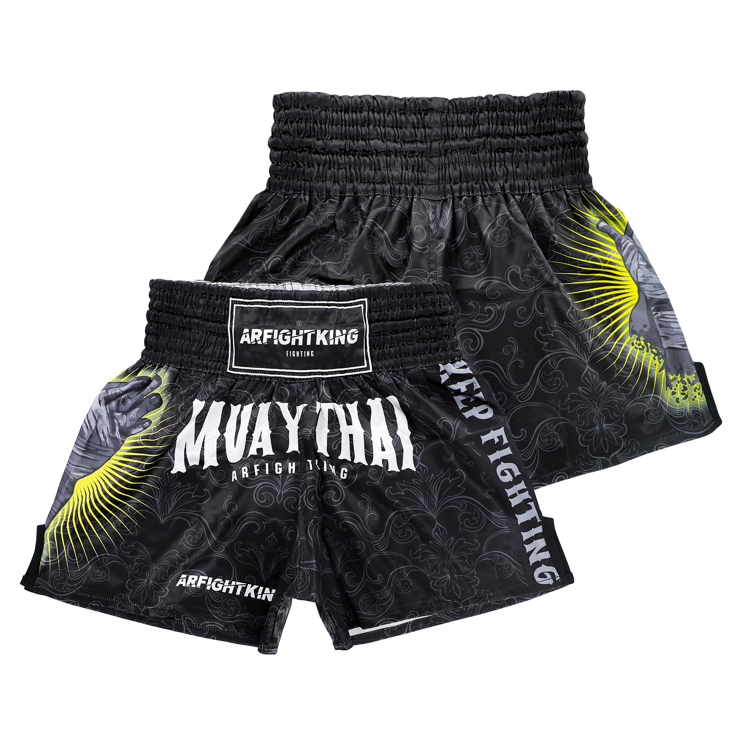 祈福搏击格斗MMA泰拳泰国短裤运动播求散打UFC健身散打男拳击