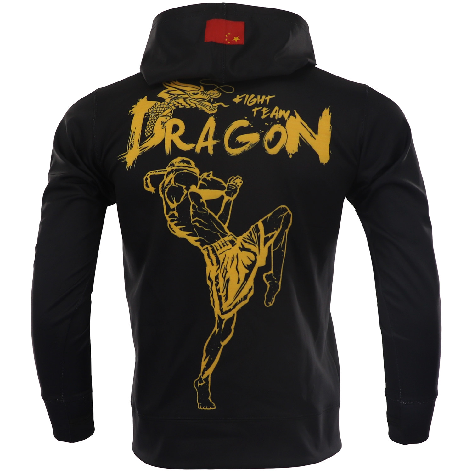 CHINESE DRAGON MMA SWEATER FIGHTING ZIPPER HOODED FITNESS LONG SLEEVE UFC FIGHTING THAI BOXING SPORTS JACKET MENS BROADCAST REQUEST