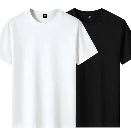 Комплект, бархатная хлопковая цветная футболка с коротким рукавом с круглым воротником, оверсайз