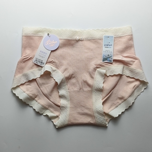 头提花 舒适透气桑蚕丝抑菌裆中腰三角裤 凯丽华春夏薄款 女士内裤