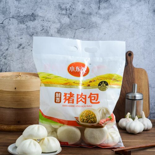 小东北原汁猪肉包子香菇青菜鲜香猪肉包800g冷冻食品微波蒸煮即食