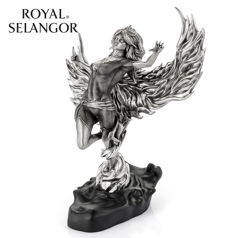 皇家雪兰莪进口漫威复仇者联盟火凤凰觉醒联名正品手办锡制摆件