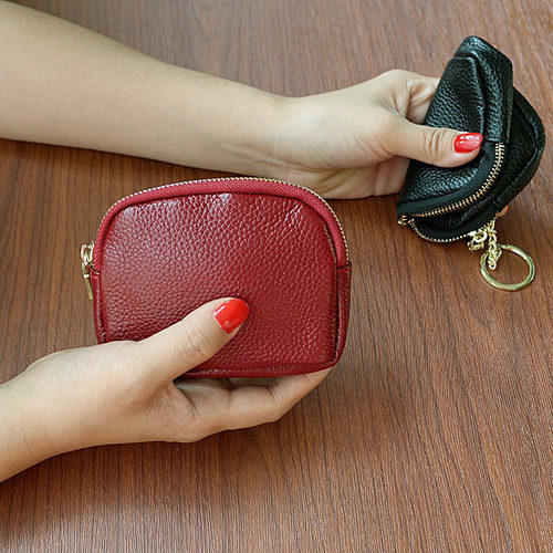 零钱包简约真皮女士硬币包