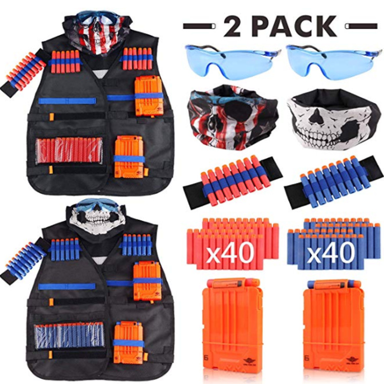 Kids Tactical Vest Kit for Nerf Guns N-Strike Elite Series