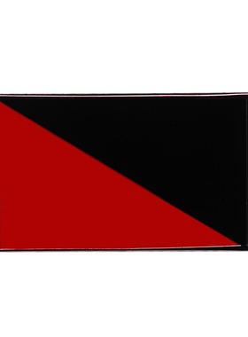 Anarchy Anarcho-Communism Anarcho-Syndicalism Flag Pin Badge