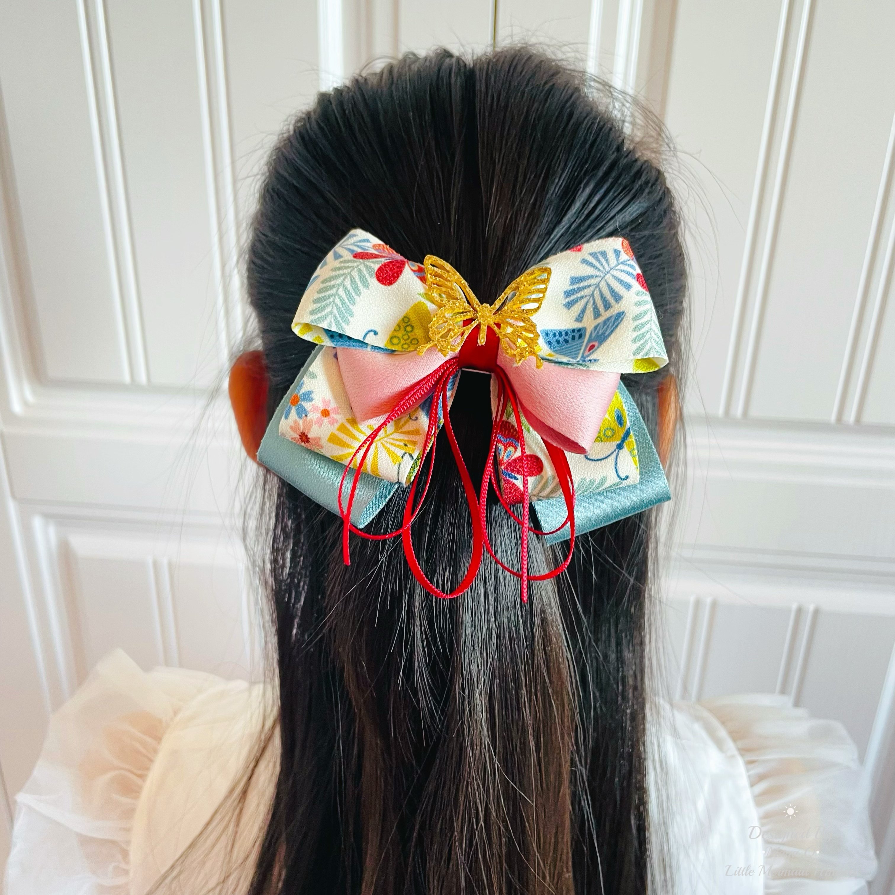 Little Mermaid少女儿童亲子发饰头饰中国古风蝴蝶结发夹对夹包邮,童装/婴儿装/亲子装,发饰,淘宝优惠券,粉丝福利购,淘宝优惠卷