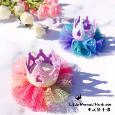 女童亮片韩国进口公主风发夹