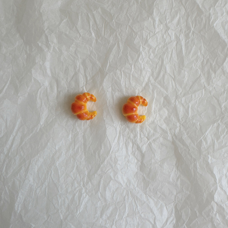 「胸针很忙」自制美味牛角包胸针！创意无痕磁吸扣学生配饰品礼物