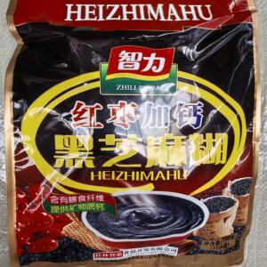 智力红枣加钙黑芝麻糊700g即食早餐代餐粉冲饮17小袋装黑芝麻糊粉