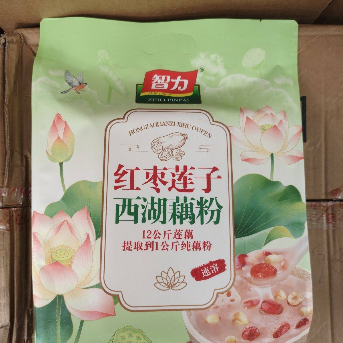 智力西湖红枣莲子藕粉羹510g