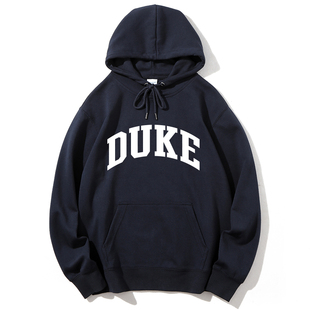 DUKE university美国杜克大学校服篮球运动服连帽套头卫衣秋冬款