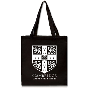 剑桥大学帆布袋Cambridge留学纪念帆布包 单肩手提购物袋拉链内袋