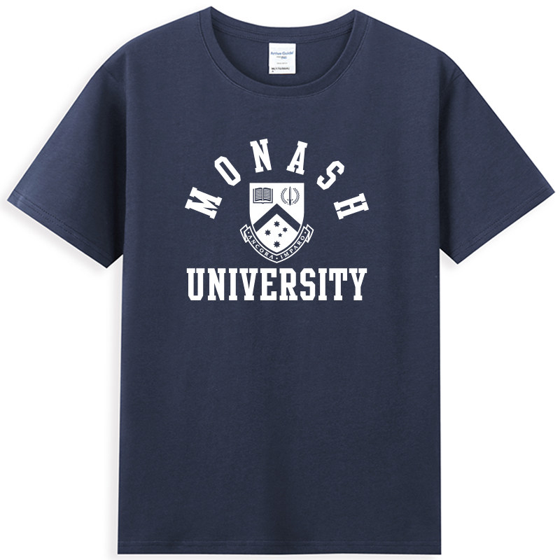 莫纳什大学T恤Monash University百搭莫大宽松纯棉短袖纪念品礼物