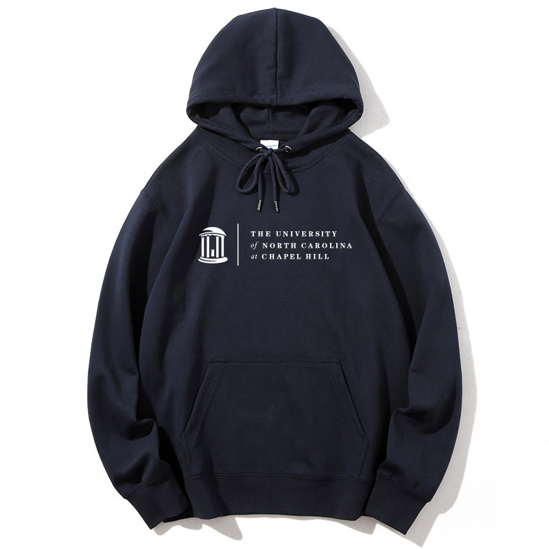 北卡罗来纳大学UNC加绒套头校衫纪念品男女款礼品卫衣连帽校服秋