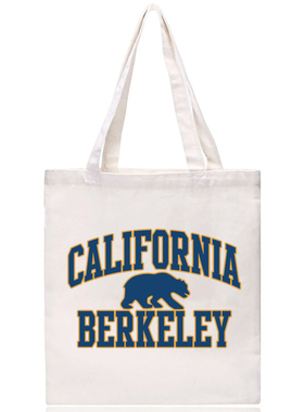 UCB加州大学伯克利分校帆布包柏克莱纪念品UC Berkeley手提环保袋