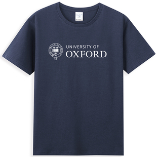 牛津大学留学T恤University Oxon英国大学校服短袖 Oxford聚会纪念