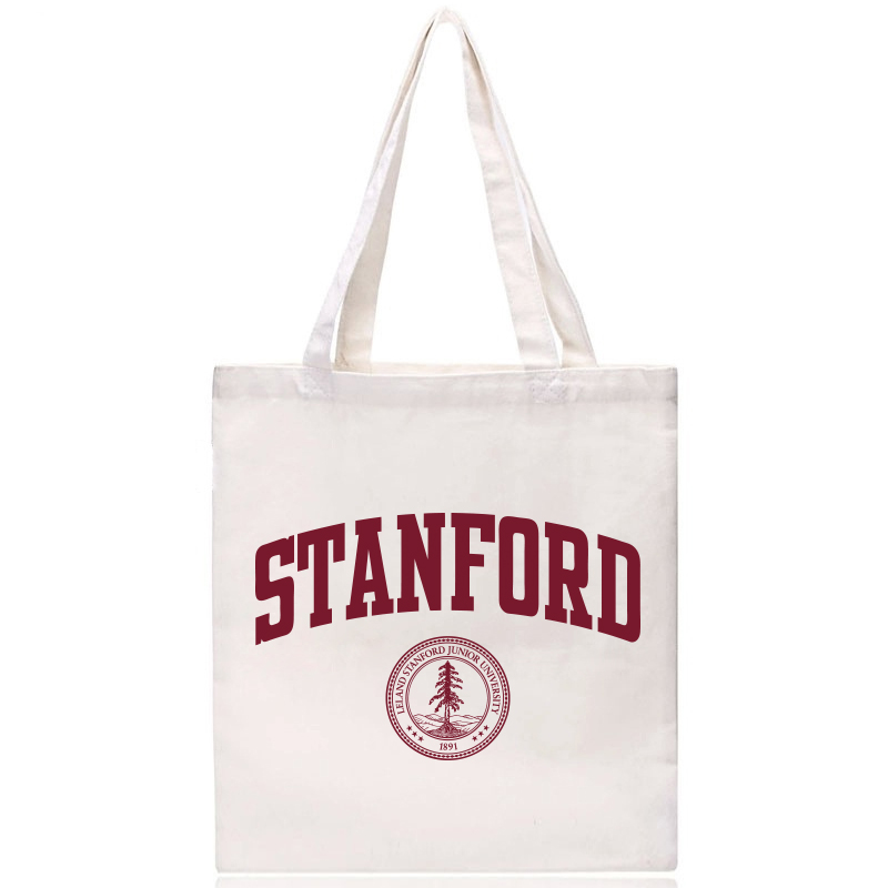 字母印花购物袋帆布包休闲