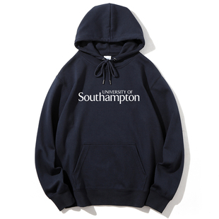 Soton南安普顿大学卫衣连帽套头男冬季加绒加厚大码学生班服外套