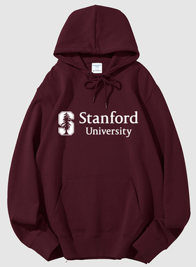 斯坦福大学Stanford史丹福 校服运动套头衫连帽卫衣篮球服纪念品