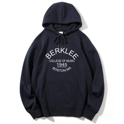 新品Berklee 伯克利音乐学院连帽加绒卫衣套头宽松秋冬校服