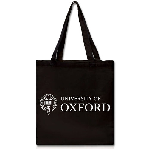 oxford牛津大学单肩拉链帆布袋