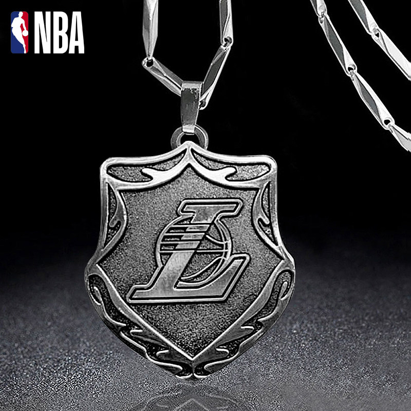 nba项链正品 湖人时尚复古挂饰 大兵项链配饰詹姆斯篮球周边礼品