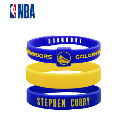NBA正品篮球手环 湖人詹姆斯勇士库里欧文杜兰特塔图姆爱德华兹