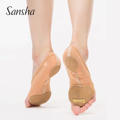 三沙Sansha赤脚露趾舞蹈鞋护掌鞋