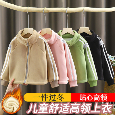 中大童加厚保暖外套冬季