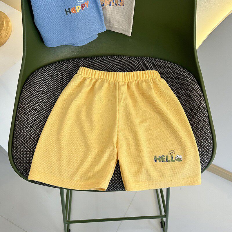 儿童夏季短裤韩版童裤男女童短裤中小童沙滩裤休闲裤单件短裤