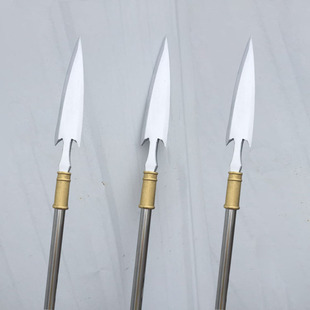 明代兵器木质舞台影视道具龙刀枪不锈钢杆古代儿童玩具男孩武官装