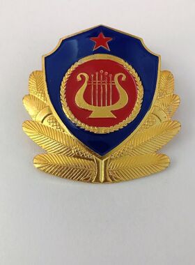 乐队金属帽徽乡村乐队锣鼓队帽徽徽章纪念收藏徽舞队帽徽乐队配饰
