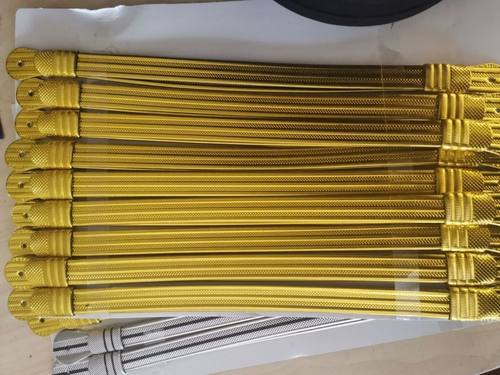 保安大盖帽配件金色帽风带搭配金色帽扣 金色帽子配饰 帽绳帽风带