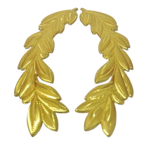 大檐帽金色贴花高分子