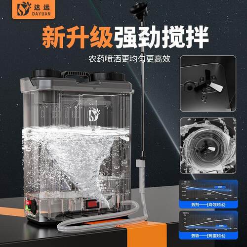 达远电动喷雾器农用搅拌