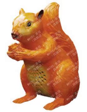 草坪音箱松鼠动物音箱公园音箱广播音箱，工程音箱定压音箱