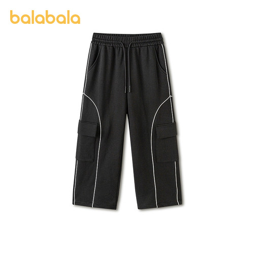 【商场同款】巴拉巴拉童装男童长裤儿童裤子2026新款春直筒工装裤