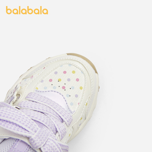 【库洛米IP商场同款】巴拉巴拉童鞋儿童慢跑鞋女童2025新款春秋潮