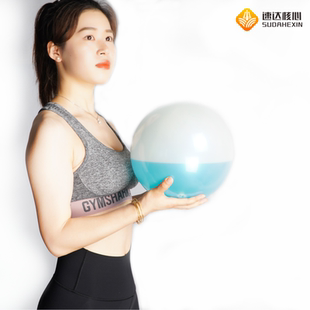 新款流体瑜伽球健身球环保加厚防爆抗摔药球复健球康复新品