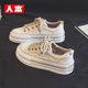 爆款 新款 薄款 透气软底休闲鞋 子 人本帆布鞋 厚底增高板鞋 女2026春季