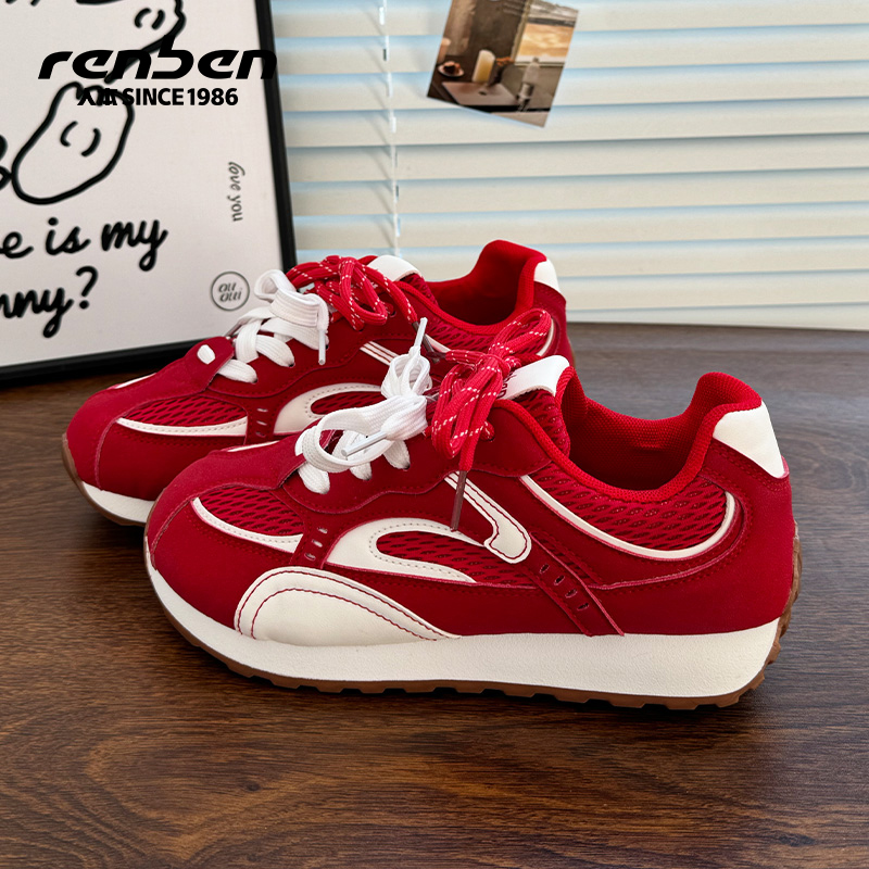 人本德训鞋女款休闲鞋